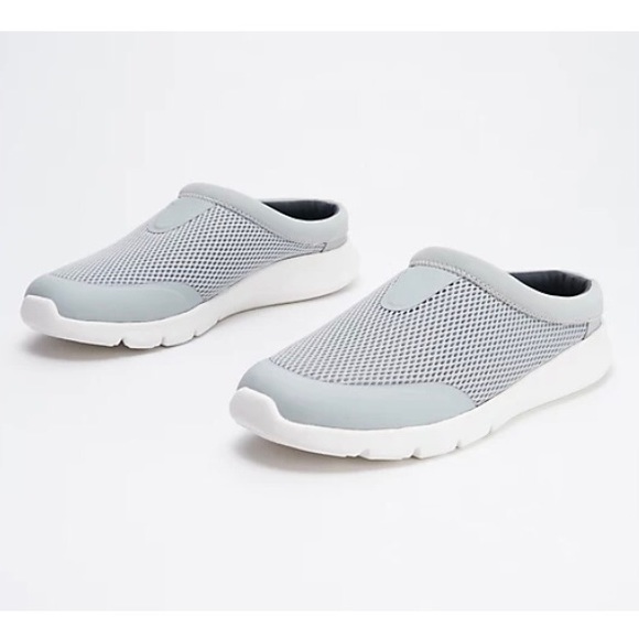 Spenco Slip-On Sneaker Slides, Grey Bliss, Size 6 - Picture 6 of 12